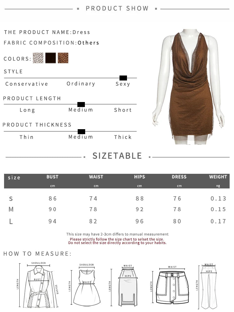 Mesh Patchwork Mini Dress Women Swing Collar Sleeveless Backless High Elastic Midnight Club Party Elegant Outfits