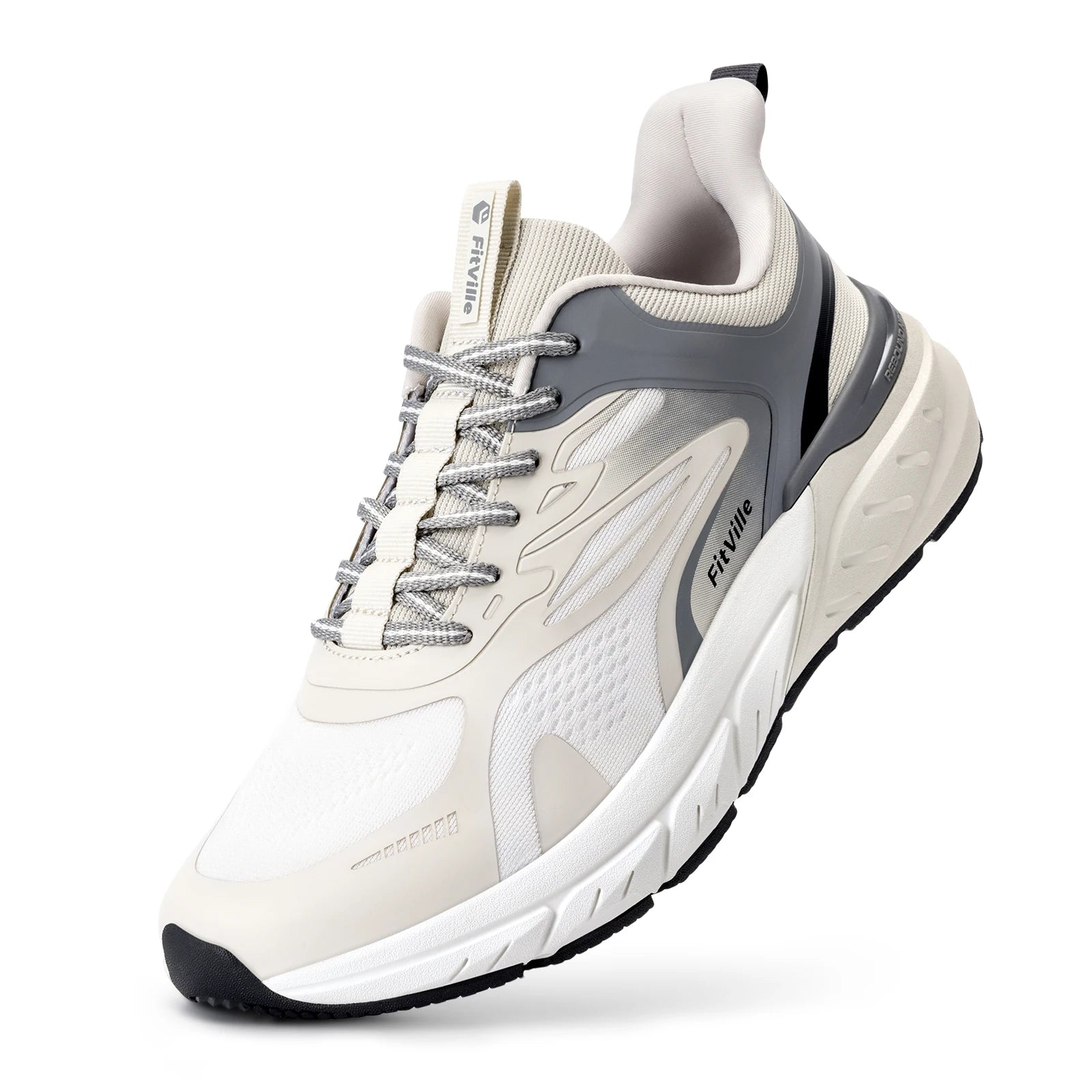 Men's 4E Wide Width Running Shoes - Sneakers With Arch Support For Flat Feet, Plantar Fasciitis And Heel Pain Relieve