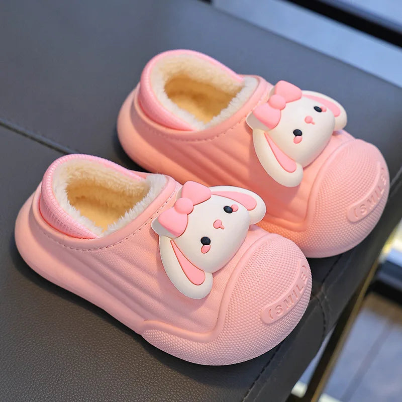 Children’s Baby Cotton Shoes Winter Warm Cartoon Sheep Non-Slip Shoes Kids Soft Sole Girls' Indoor Slippers