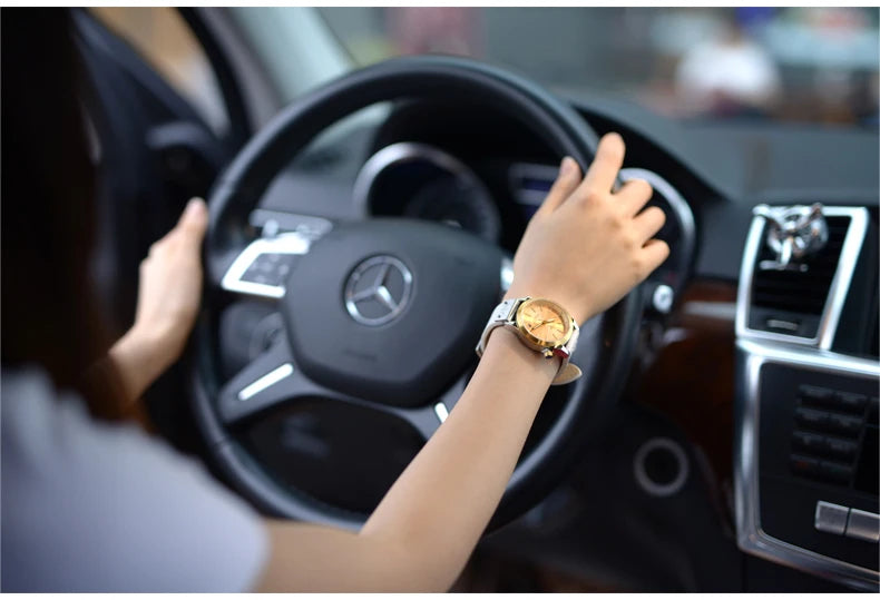 Yelang V1010 36MM Women's Quartz Watch – Elegant Waterproof Fashion Watch with Sapphire Glass & Luminous Dial – Luxury Gift for Women & Students