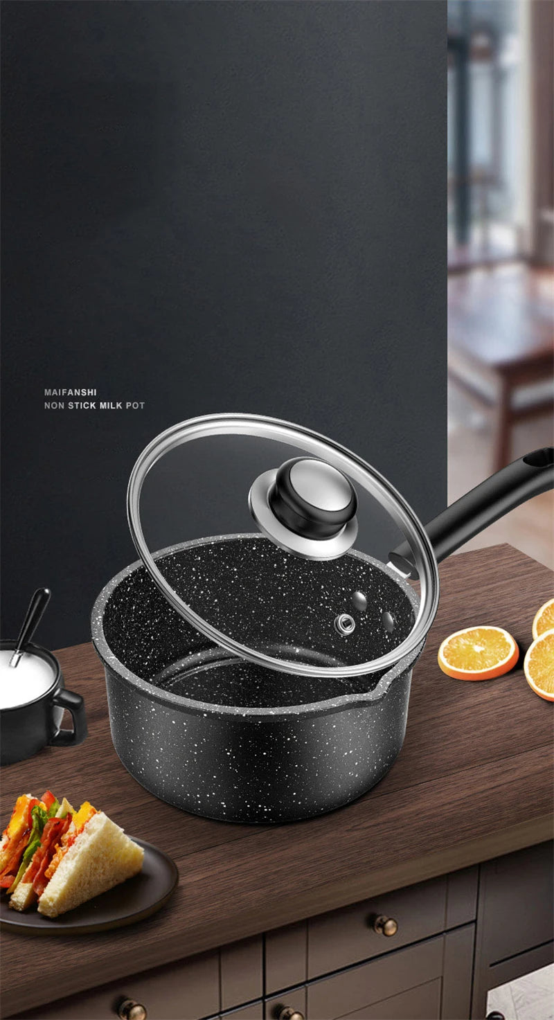 Non Stick Granite Maifan Stone Cookware Ceramic Pot Cooking Saucepan Hotpot  Casserole Induction Cookware Kitchen Boiling Pot