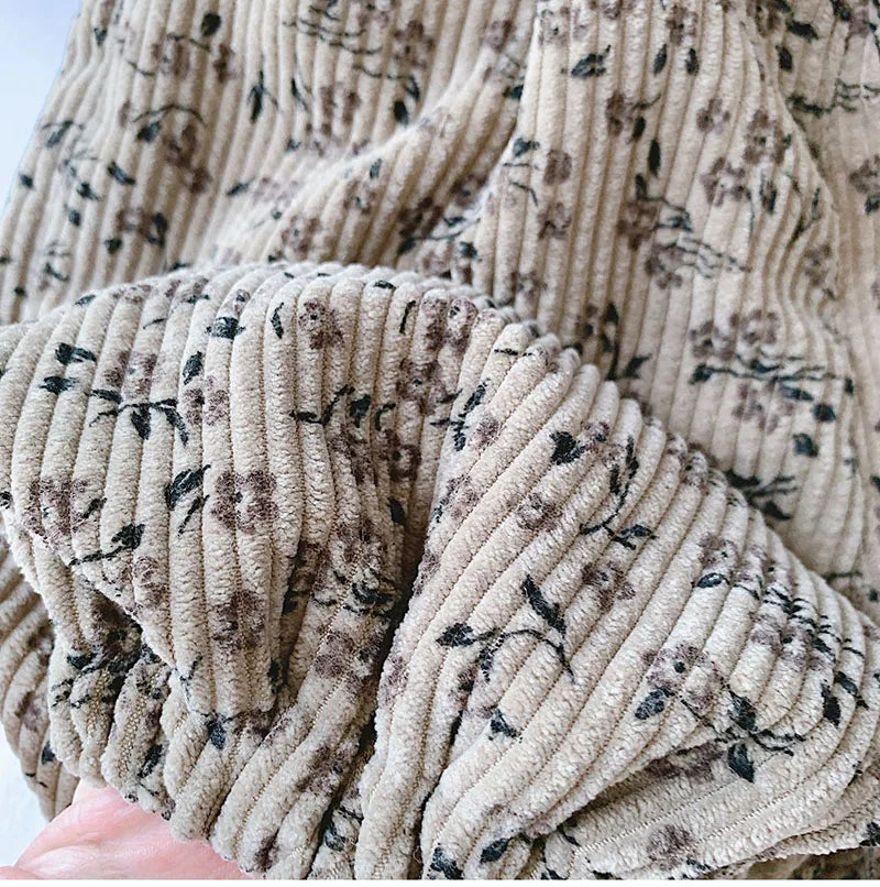 Nieuwe herfst meisjes jongens casual broek luipaardprint kinderen corduroy broek losse Koreaanse versie mode kinderbroeken 1-8T unisex