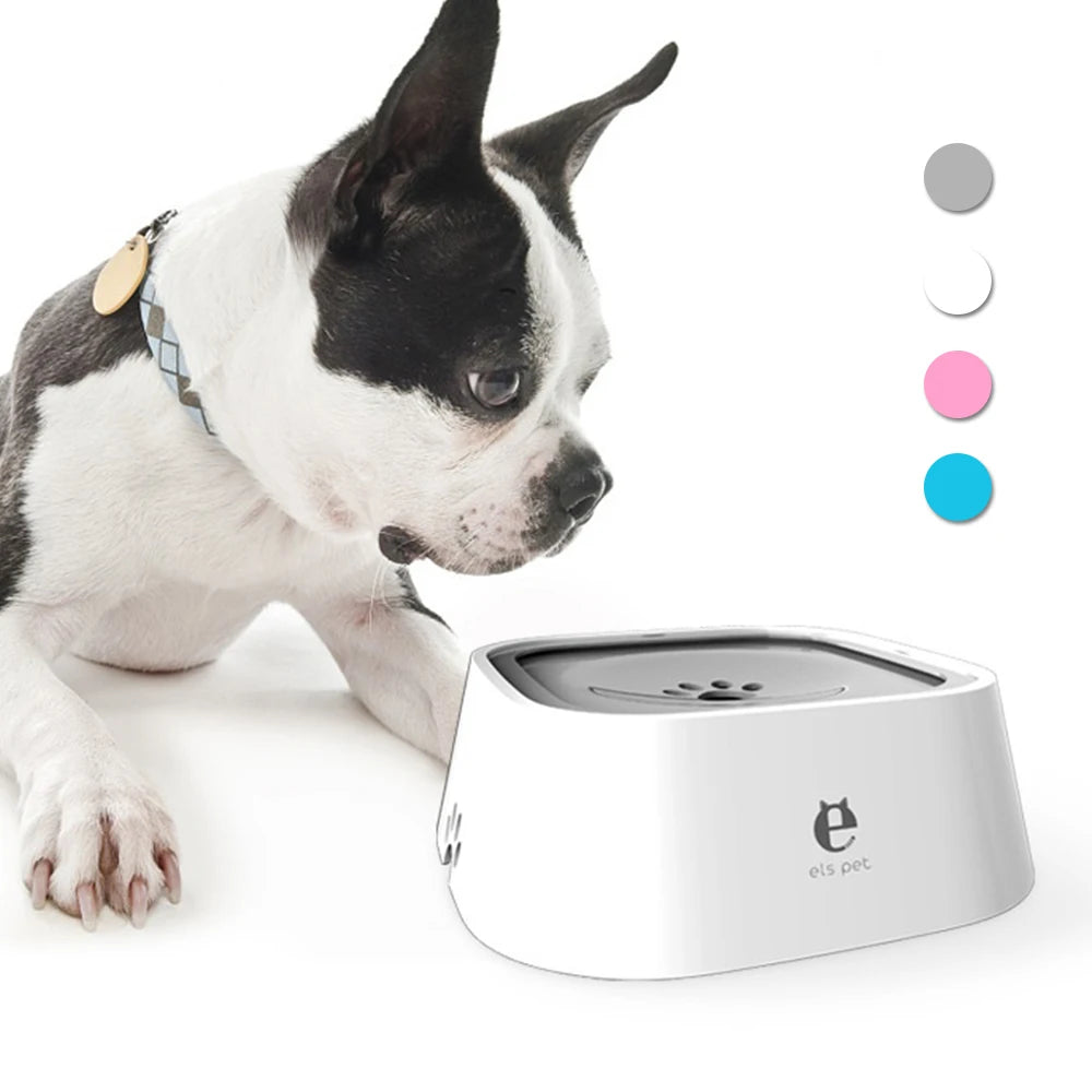1,5L Hondendrinkwaterbak van ABS-kunststof, drijvende kom, kattenbak zonder morsen, drinkwaterdispenser voor honden