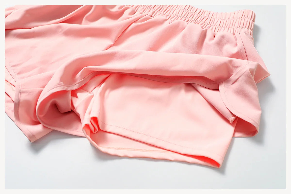 Running High Waist Sports Shorts Women Buttock Lift Gym Sweatpants Yoga Clothes Cycling Workout Shorts Women