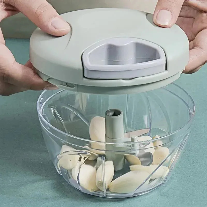 500/900ML handmatige knoflookpers roestvrij staal multifunctionele voedselsnijder zware ergonomische keukenhulp