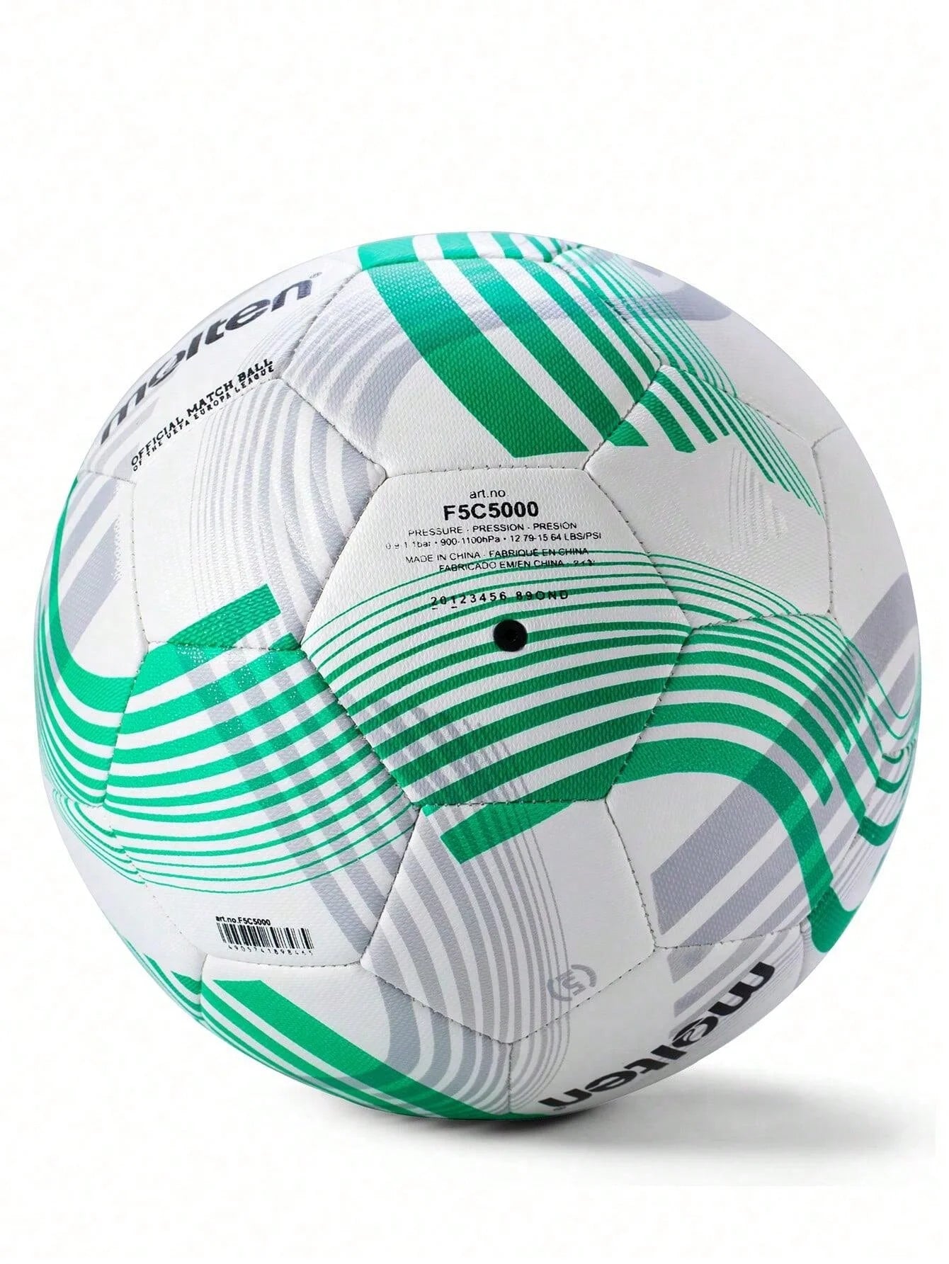 1 st. Gesmolten voetbalballen, officiële maat 5, buitenvoetbalwedstrijdtrainingscompetitiebal en voetbalballen, officiële maat 5 buitenvoetbal