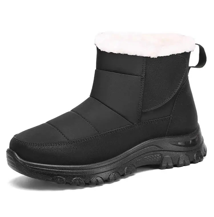 Snow Women's Boots Plush Women Shoes Platform Shoes Women Solid Mid Women's High Boots Fashion Winter Ladies Boots Botas Mujer