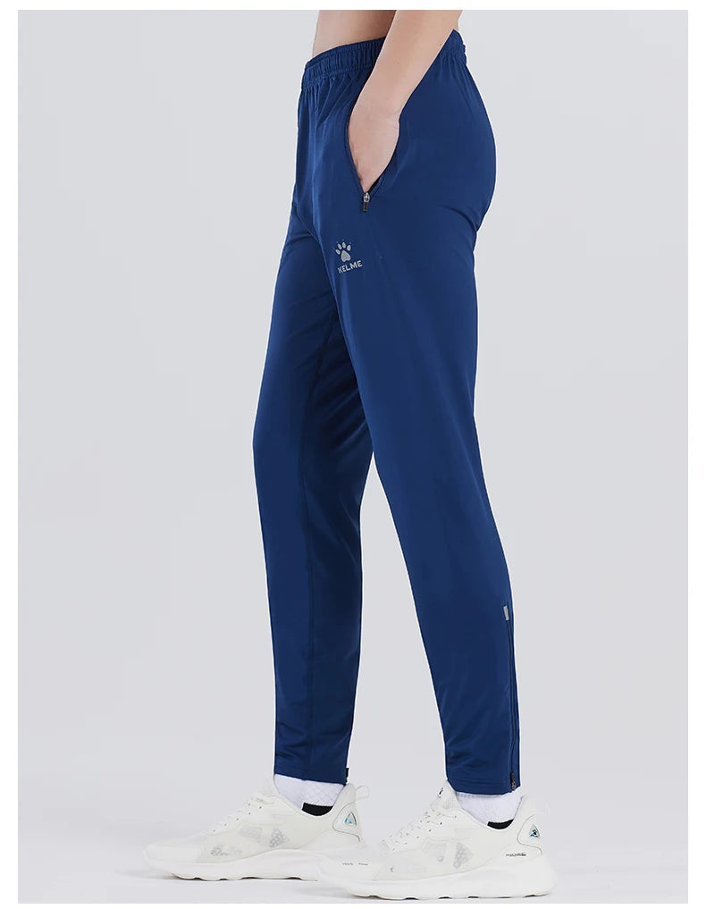 Voetbaltrainingsleggings voor heren, hoge elastische, slanke leggings, dunne outdoor fitness hardloopbroeken