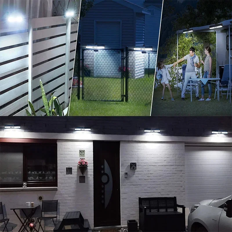 New Clip On Solar Motion Lights Outdoor Waterproof,Solar Fence Lights Outside with 36 LED Portable Solar Powered Security Light