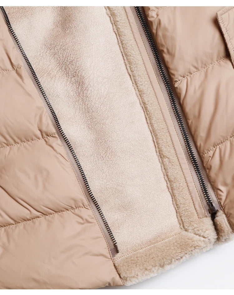 Women's High-Quality Winter Luxury BC Warm & Thick White Duck Down Jackets, Down Vest Coats For Ladies