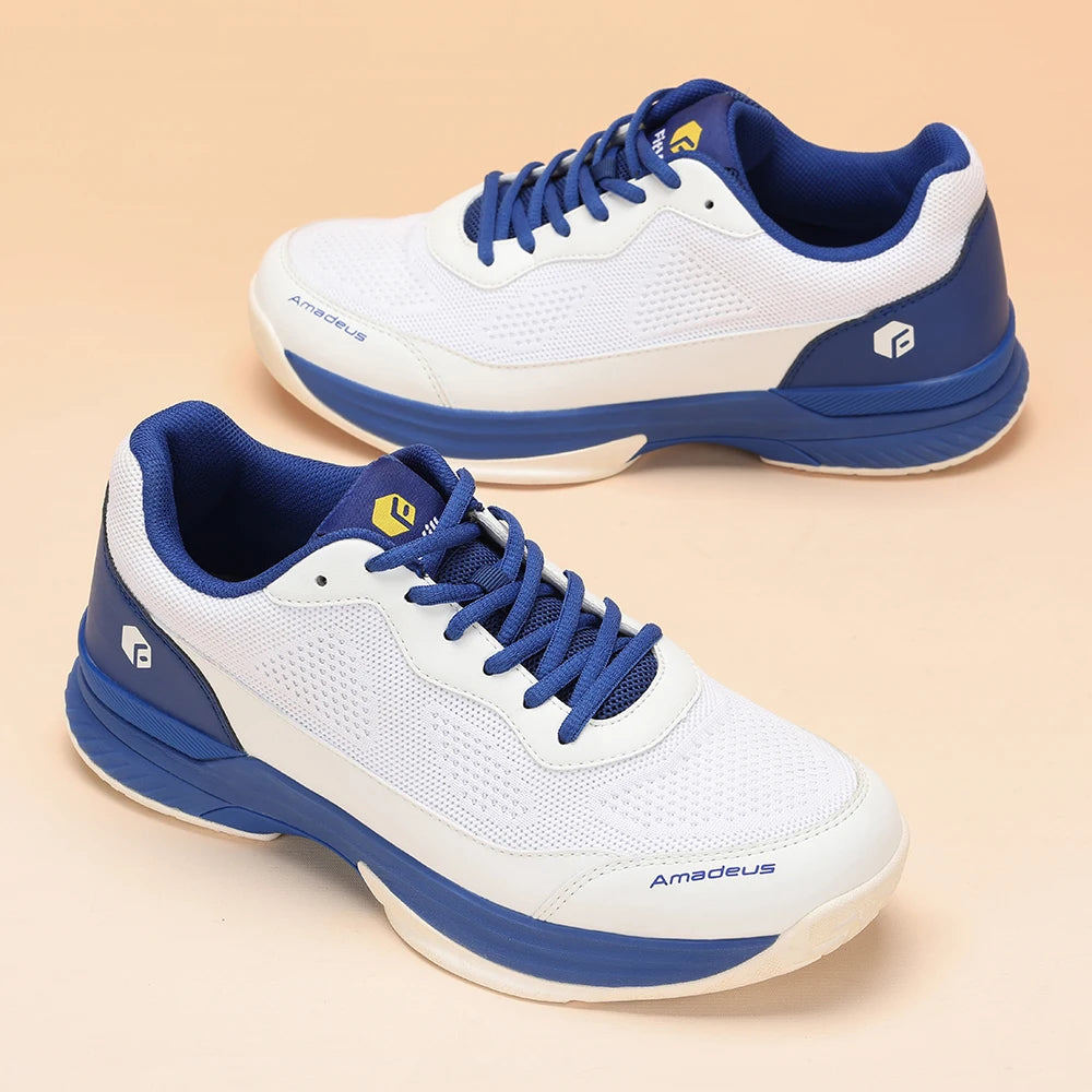 Sports Shoe for Men's Tennis Shoes Professional Training Sneakers Anti-Slip Sweat Absorbent Swollen Feet Arch Support