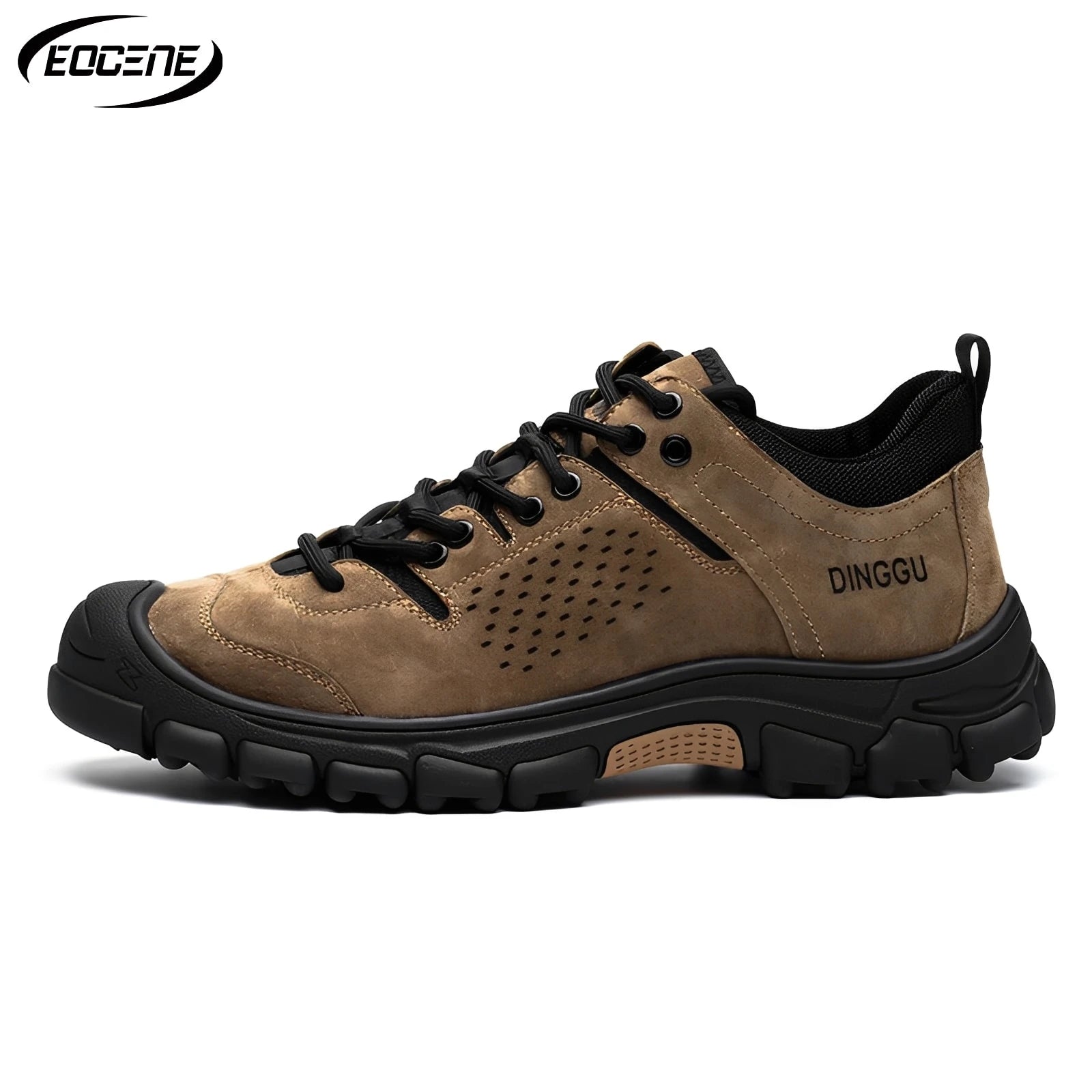 EOCENE Men’s Steel Toe Safety Work Shoes – Lightweight Anti-Smash & Puncture-Resistant Industrial Sneakers