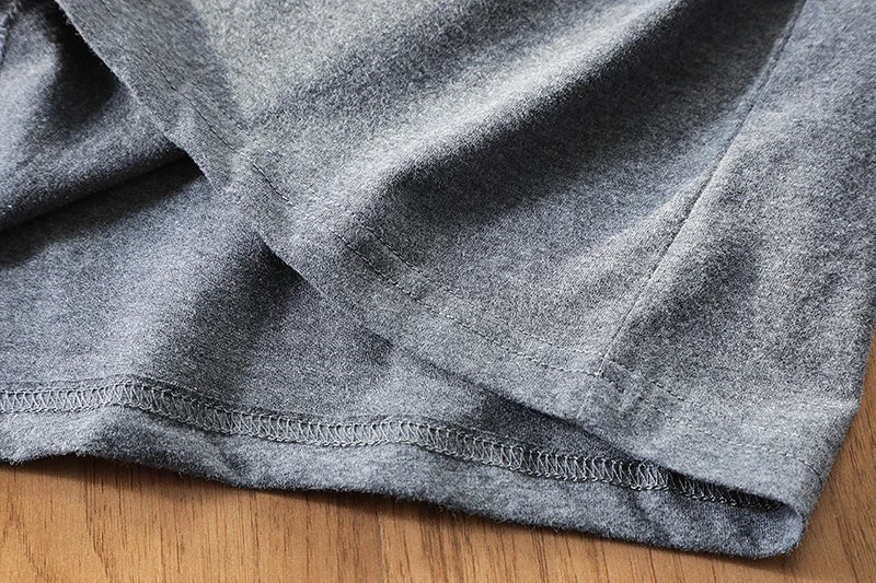 2025 Summer New American Retro 250g Short Sleeve O-neck Printed T-shirt Men's Fashion 100% Cotton Washed Casual Loose Tops