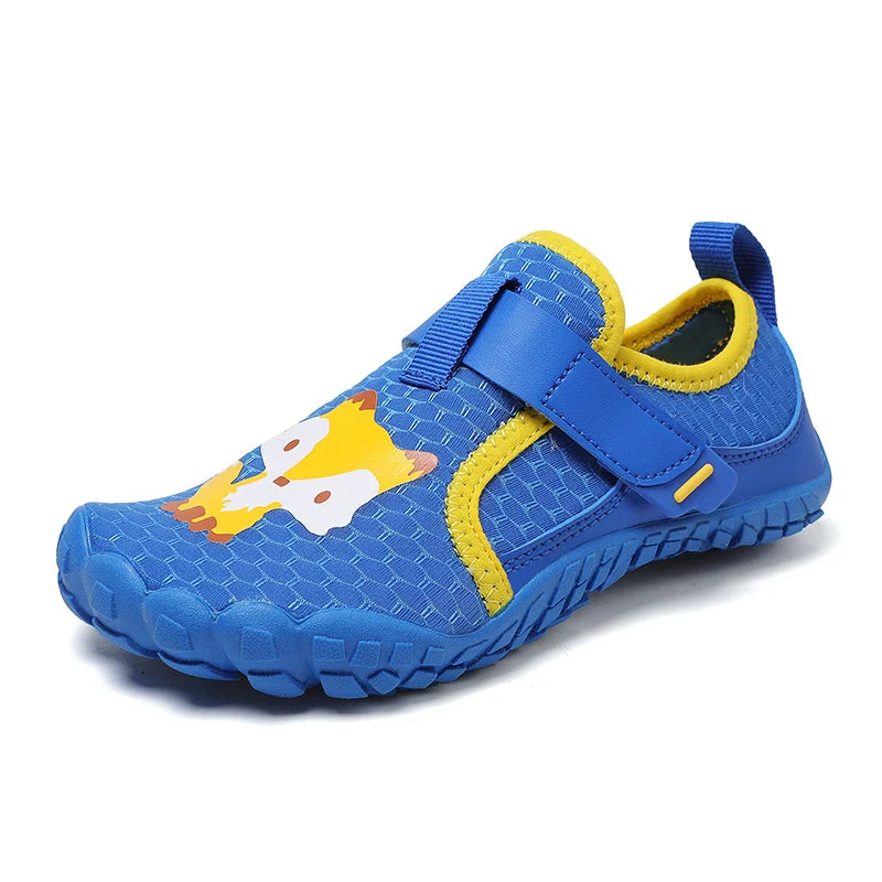 Kids Wide Toe Beach Shoes Lightweight Breathable Non Slip Rubber Sole with Durable Construction for Long Lasting Use