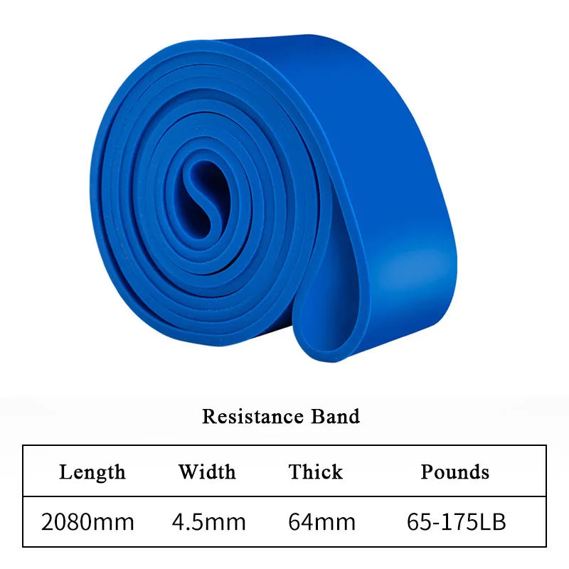 Heavy Duty Elastic Resistance Band For Home Fitness Exercises - Latex Belt, Pull-Up Assist, Body Shaping