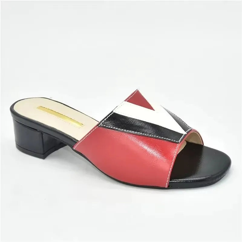 Fashion Shoes for Women Sandals Wedding Shoes Bride Pumps Women Shoes Mixed Color Low Heels Plus Size Ladies Shoe and Sandals