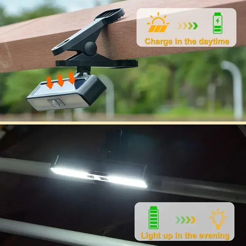 New Clip On Solar Motion Lights Outdoor Waterproof,Solar Fence Lights Outside with 36 LED Portable Solar Powered Security Light