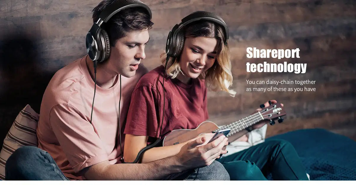 OneOdio Studio HIFI Closed Back Over Ear Wired Dual Jack Professional Studio Monitor Mixing Recording Headphones for Guitar PC