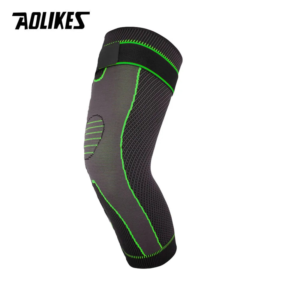 Sport Full Leg Compression Sleeves Knee Braces Support Protector for Weightlifting Arthritis Joint Pain Relief