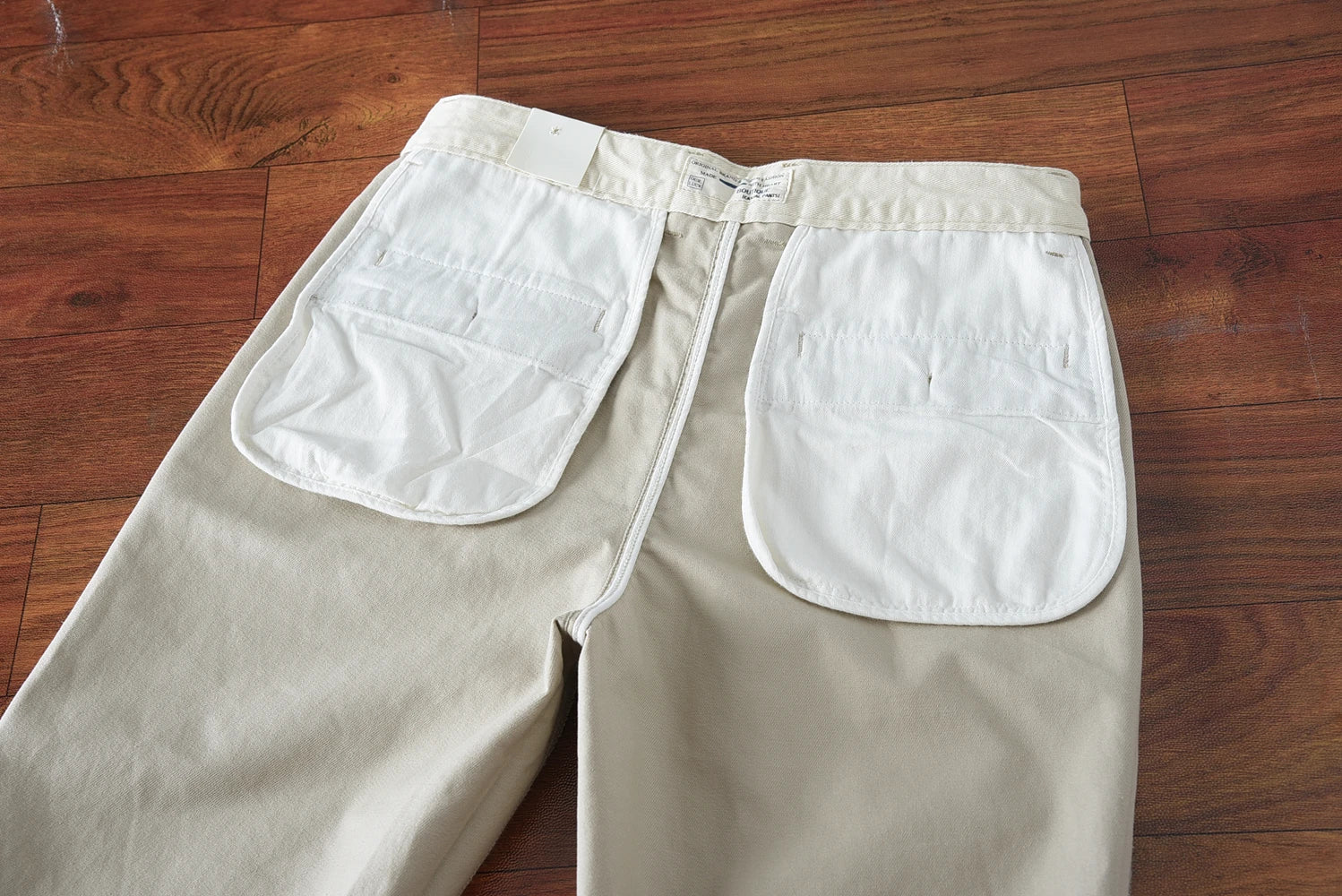 2024 Lente en herfst Nieuwe Amerikaanse retro zwaargewicht geweven keper casual broek Heren eenvoudige 100% katoenen gewassen rechte broek