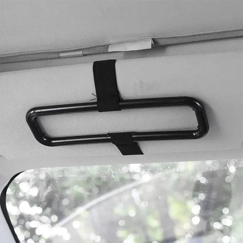 Car Tissue Rack Clip For Car Universal Sun Visor Napkin Box Seat Back Tissue Holder Auto Interior Elastic Hanging Paper Cover