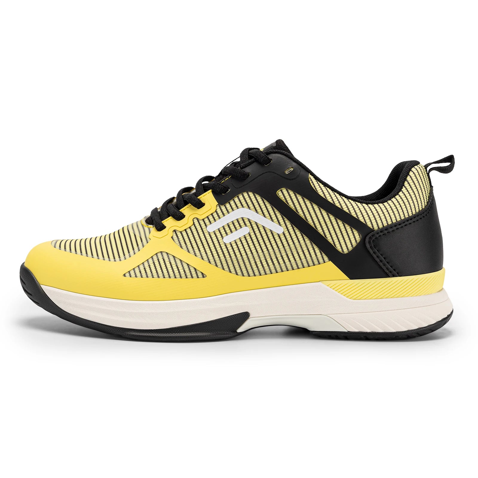 Men's Wide Pickleball And Full Court Tennis Sneakers with Arch Support - Lightweight Non-Slip Sports Shoe