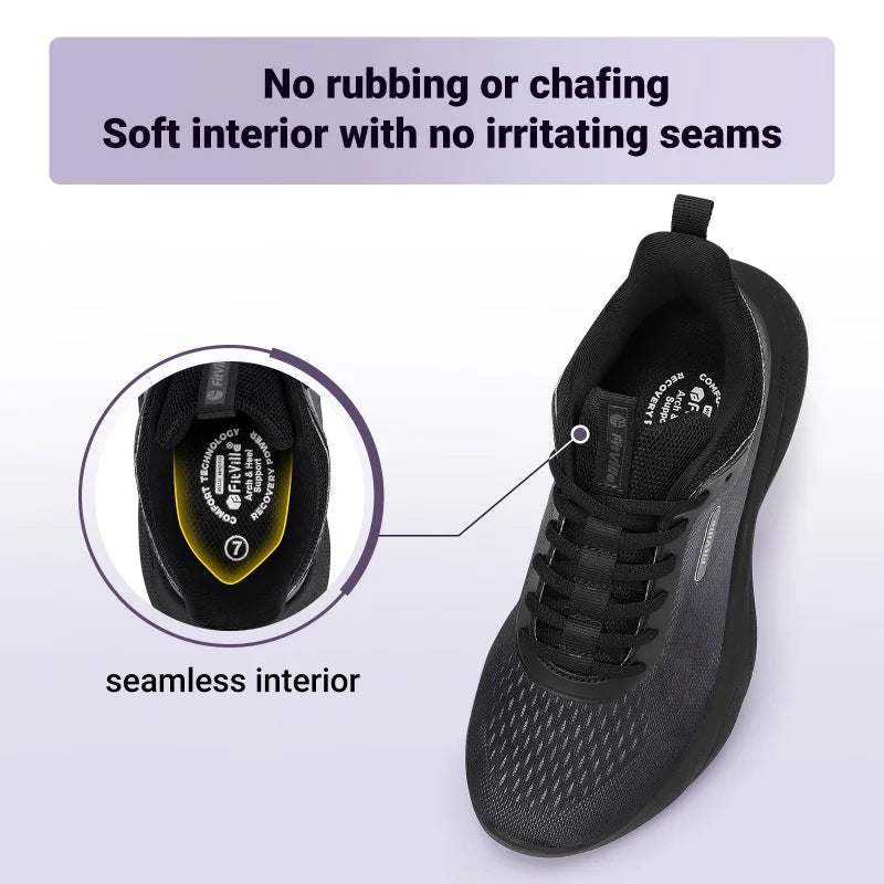 Women’s Wide Fit Walking Shoes – Lightweight Non-Slip Breathable Athletic Sneakers for Casual & Everyday Use