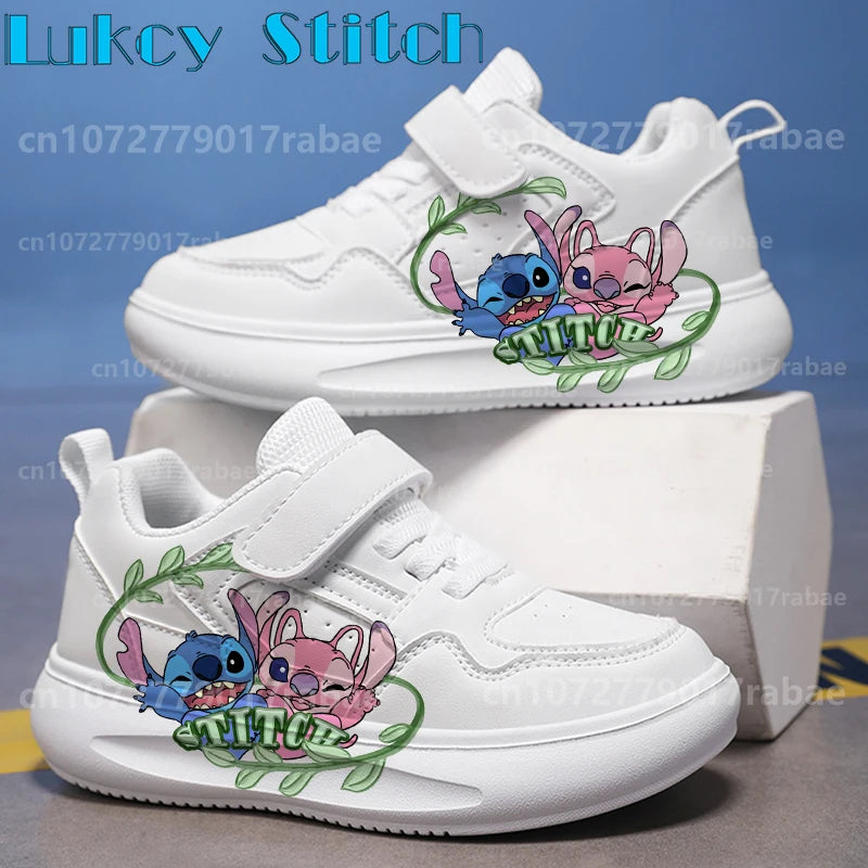 Stitch Children Sneakers Boy Girls Non-Slip Sneakers Casual Breathable Kids Outdoor Lightweight Tennis Shoes High-quality