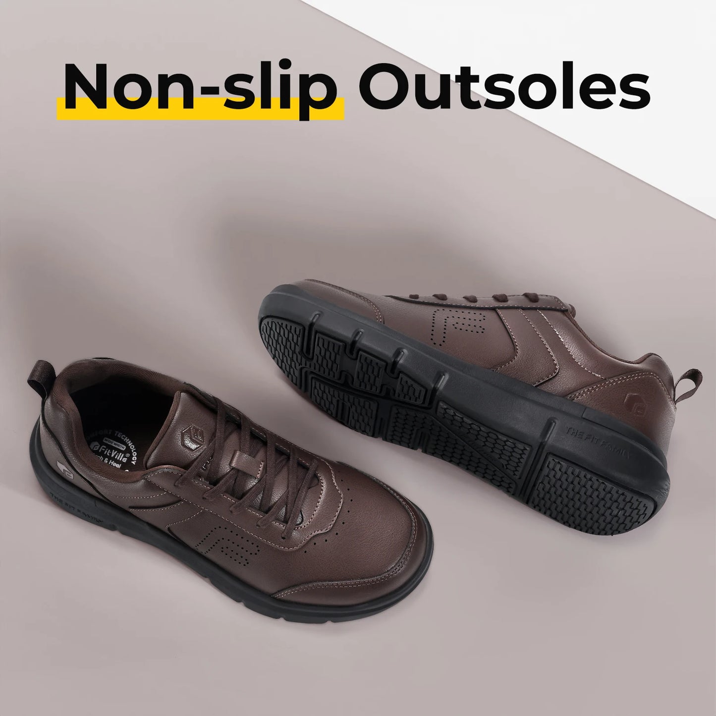 Wide Version Men's Leather Shoes Walking Shoes Oxford Shoes For Formal Business Shoe Comfortable All Day Wear