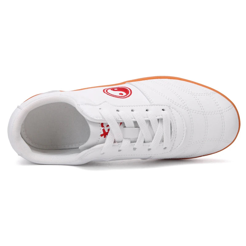 Women’s Genuine Leather Tai Chi Shoes – Breathable Cowhide Sole Martial Arts Training Shoes for Tai Chi, Qigong & Kung Fu