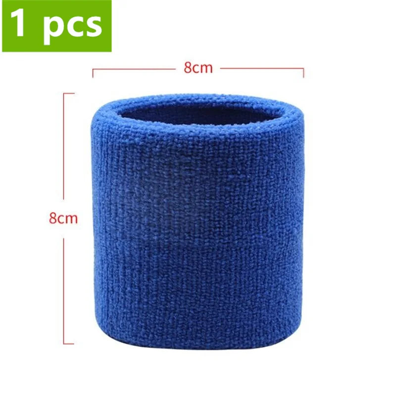 1/10pcs Wrist Support Band Wristband Sport Bracers Sweat Towel Cuff Tennis Wrist Guard Protector Strap Fitness Run Sweatband Gym