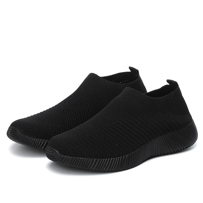Fashion Women Sneakers Trainers Shoes Woman Comfortable Sneaker Women Slip On Sock Shoes Flat Women's Sneakers Zapatos De Mujer