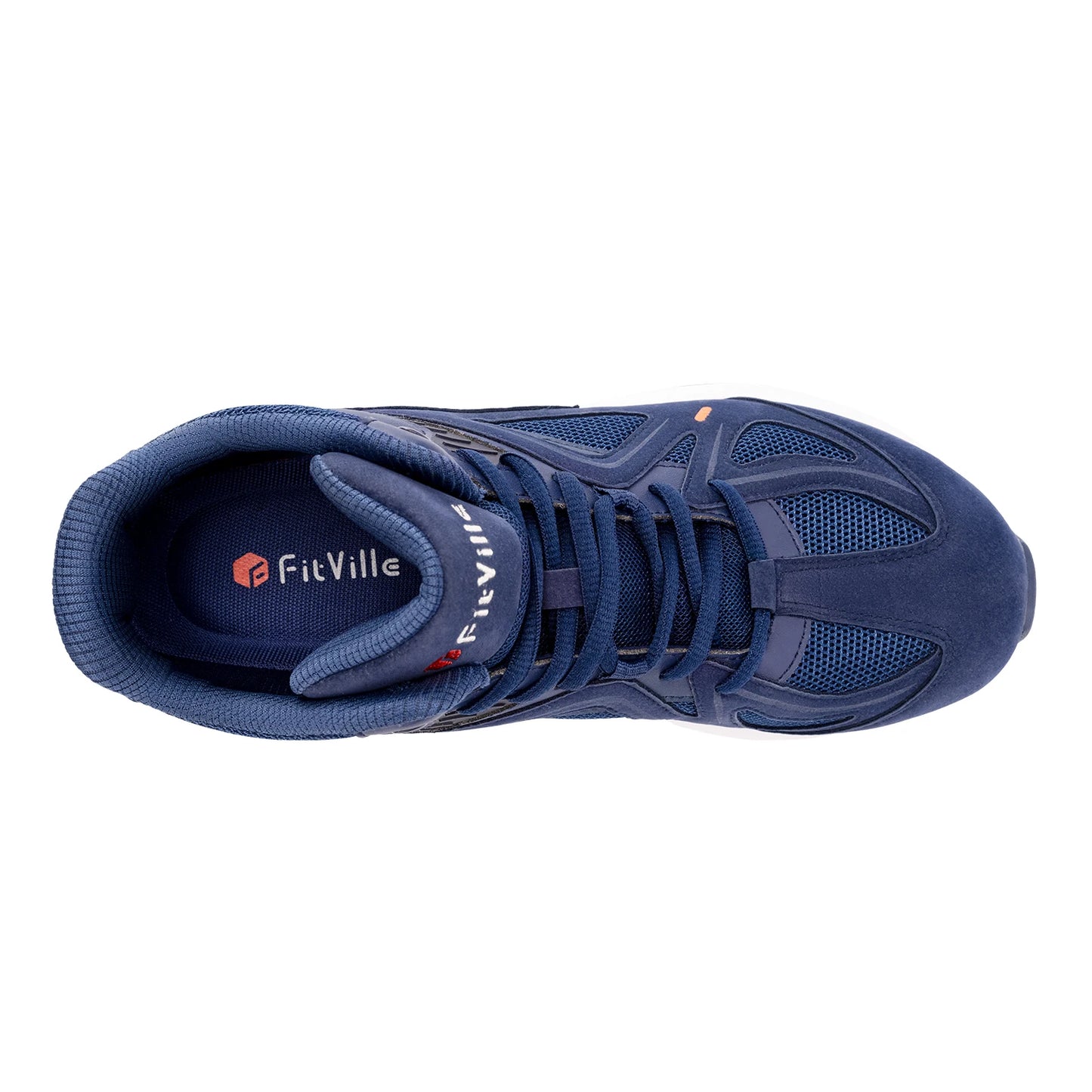 Men's High-Top Basketball Shoes Widened Lightweight Casual Sneakers Breathable For Swollen Feet Pain Relieve