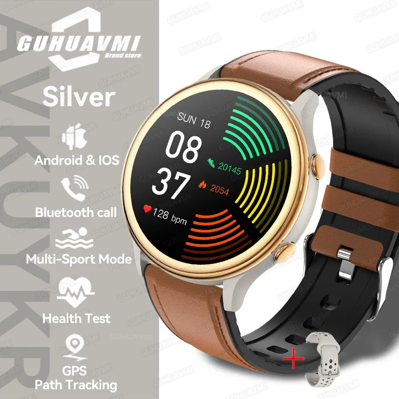 2025 Mini Smart Watch Dames 1,27-inch 360*360 AMOLED HD-scherm IP68 Waterdicht Hartslag Bloedzuurstof Smartwatch - Compatibel met HUAWEI IOS