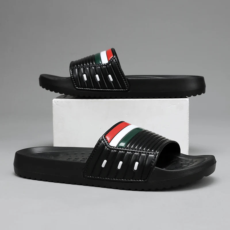 Indoor Home Men Bedroom Slippers All Season Youth Casual Sandals Swimming Water Pool Boy Walking Slides
