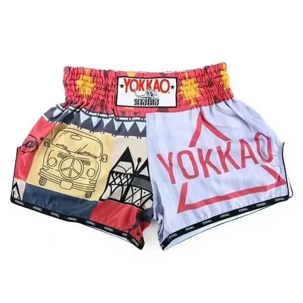 YOKKAO Limited Edition Boxing Shorts – Professional Muay Thai & MMA Fight Shorts for Men & Women Training & Combat Sports