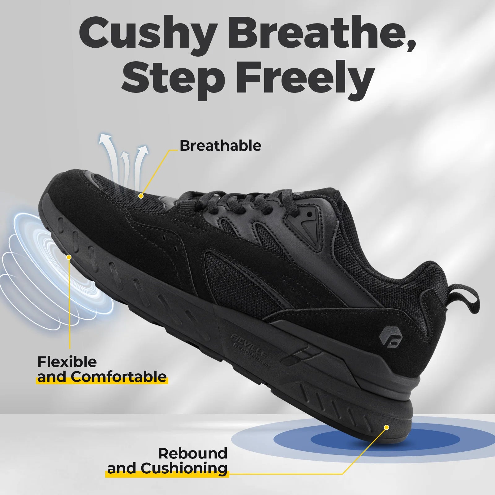 Women's Widened And Breathable Walking & Running Shoes - Lightweight Sports Shoes For Plantar Fasciitis