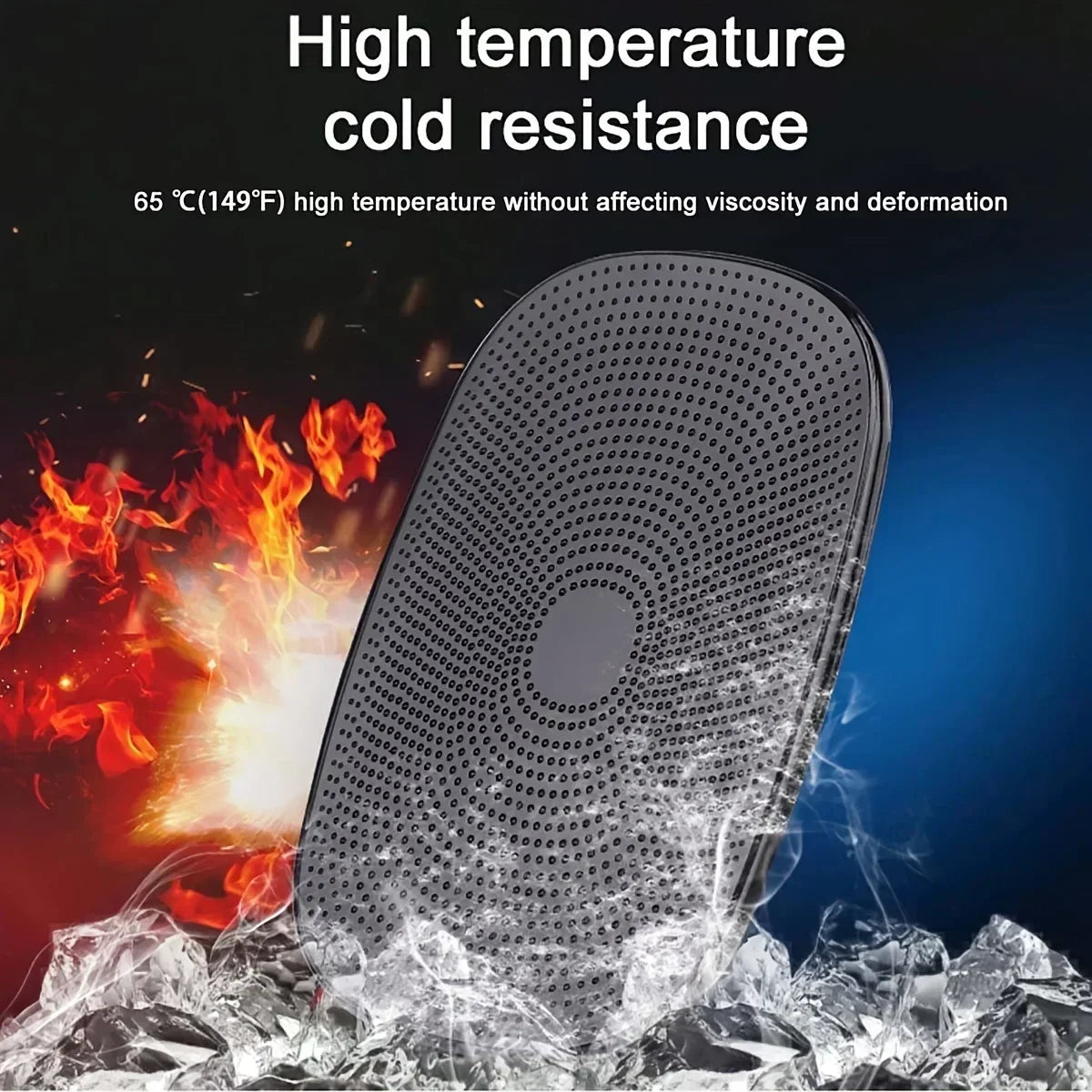 1Pcs Car Non-Slip Mat Magic Anti-Slip Slide-Proof Pad Dashboard Sticky Dash Adhesive Cell Phone Mobile Holder Black Silicone