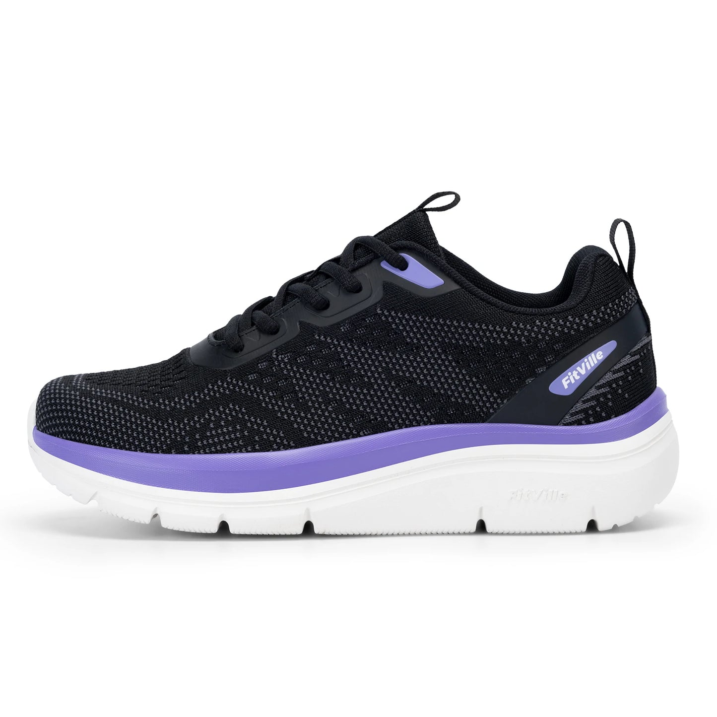 Women's Shoes Wide Width Walking Casual Shoes Thick Sole Lightweight Sneakers for Swollen Feet Relieve Toe Pain