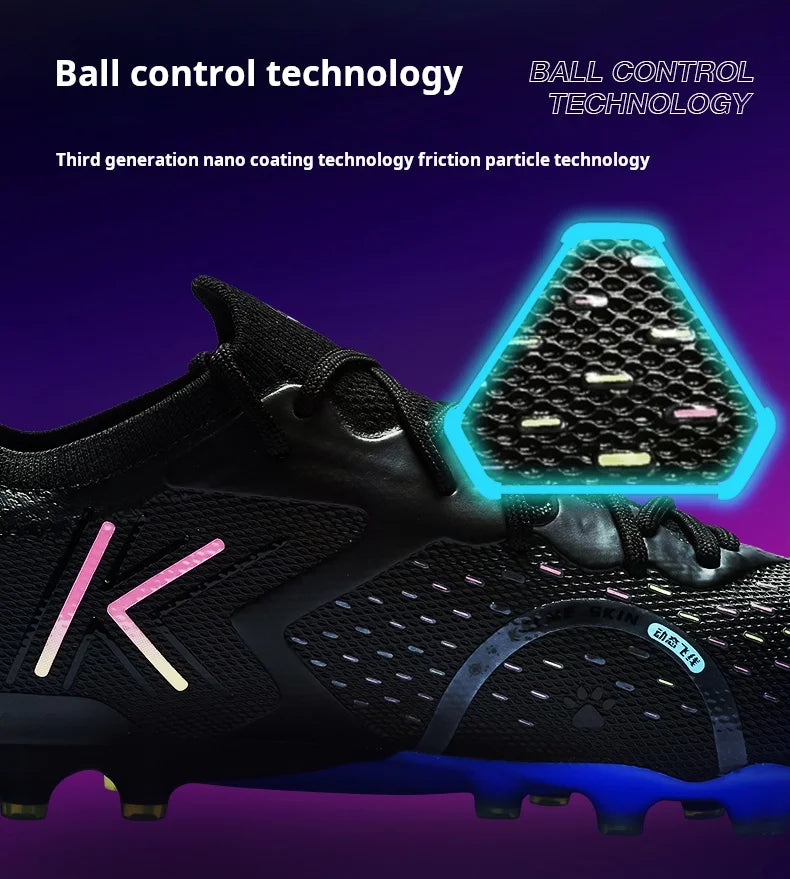 Adult Football Shoes MG Short Nail Football Shoes Youth Grass Professional Competition Training Shoes Soccer Shoes