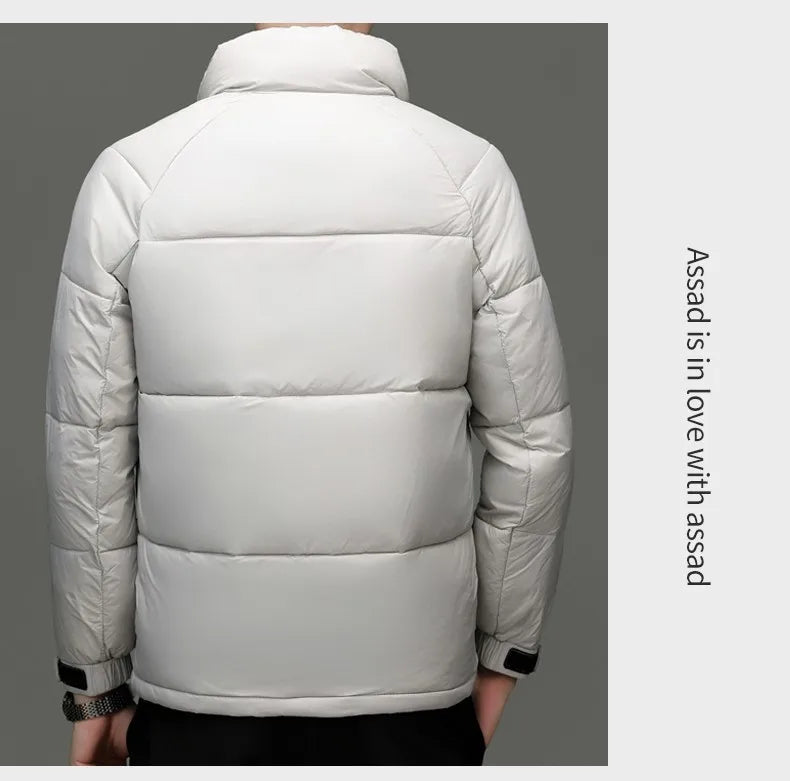 Men's Top Grade Designer Brand Parka Jacket, Casual Fashion Hooded Cropped Windbreaker, and Quilted Puffer Male Coats
