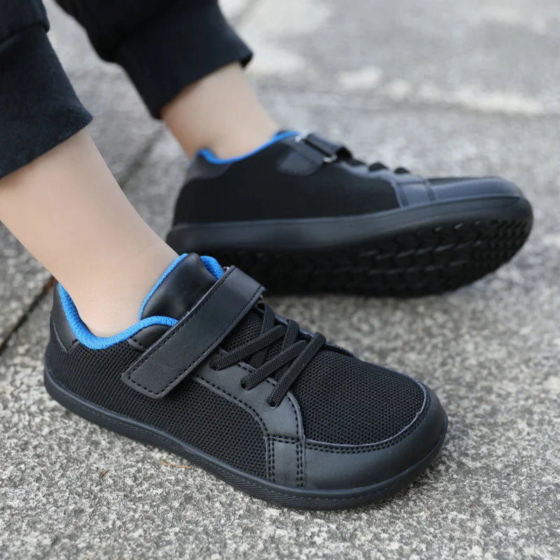 Ademende blotevoetenschoenen, lichtgewicht gebreide sneakers voor sporten, hardlopen, tennis, brede neus, alle leeftijden, volwassenen, kinderen, maten nul drop
