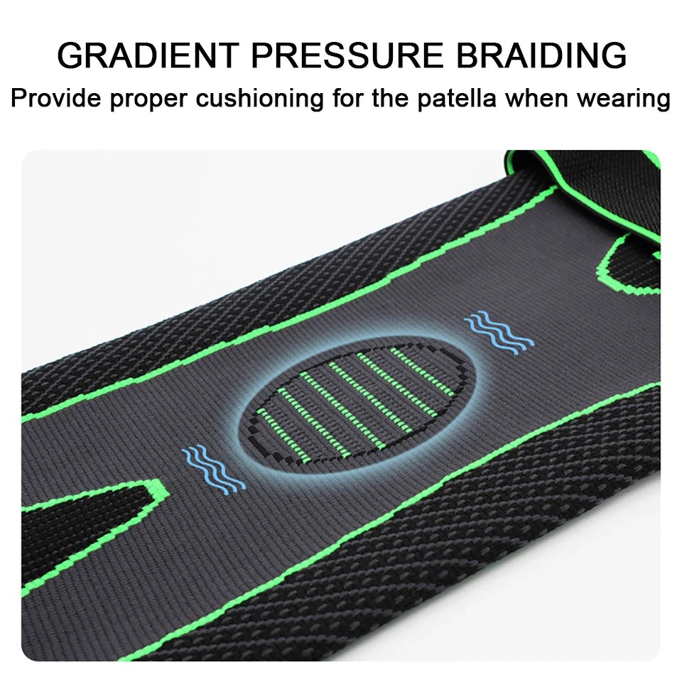 Sport Full Leg Compression Sleeves Knee Braces Support Protector for Weightlifting Arthritis Joint Pain Relief