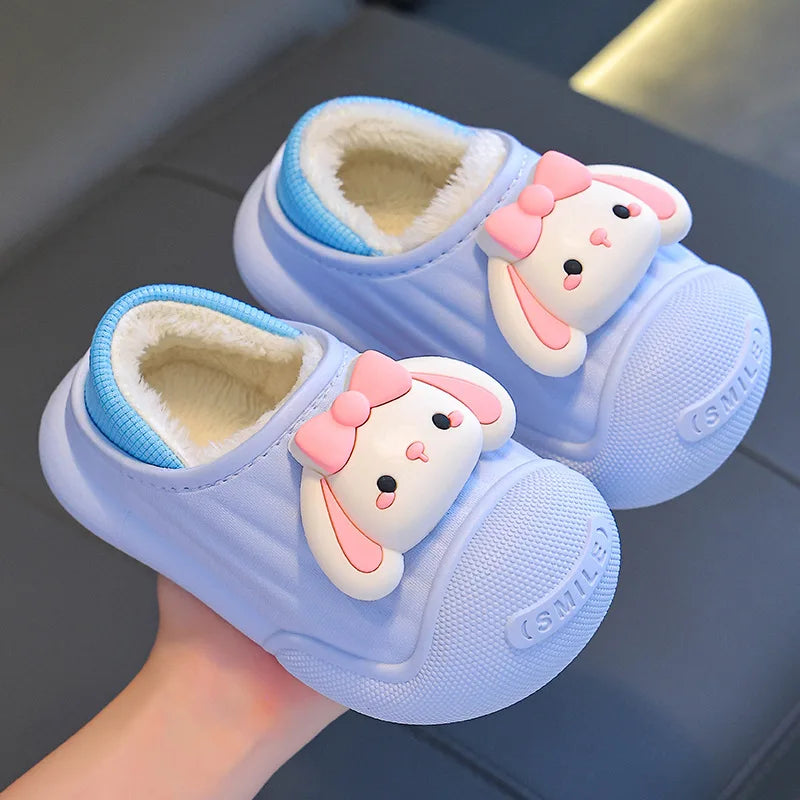 Children’s Baby Cotton Shoes Winter Warm Cartoon Sheep Non-Slip Shoes Kids Soft Sole Girls' Indoor Slippers
