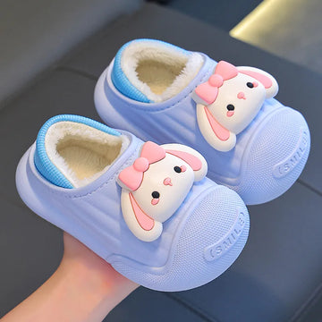 Children’s Baby Cotton Shoes Winter Warm Cartoon Sheep Non-Slip Shoes Kids Soft Sole Girls' Indoor Slippers