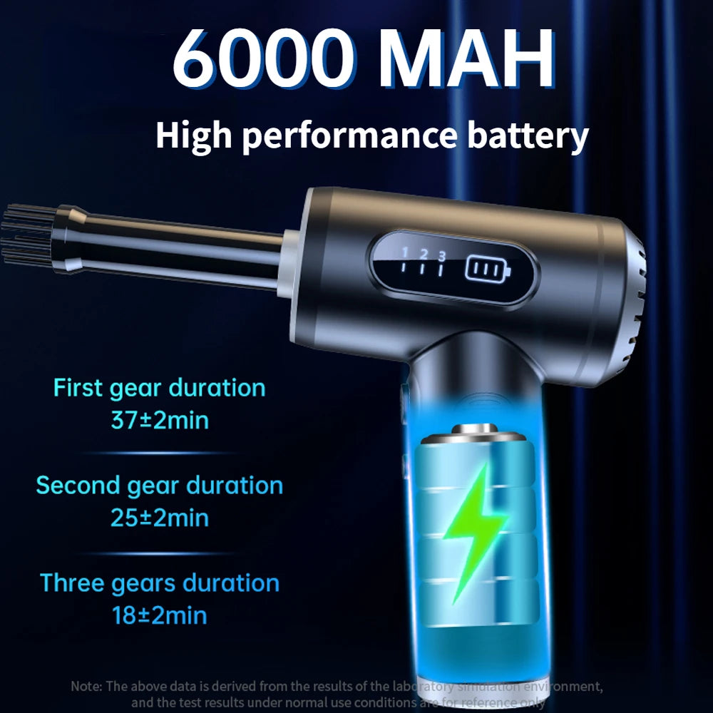 290000Pa Wireless Car Vacuum Cleaner – Handheld Cordless Vacuum with Strong Suction for Car & Home Cleaning