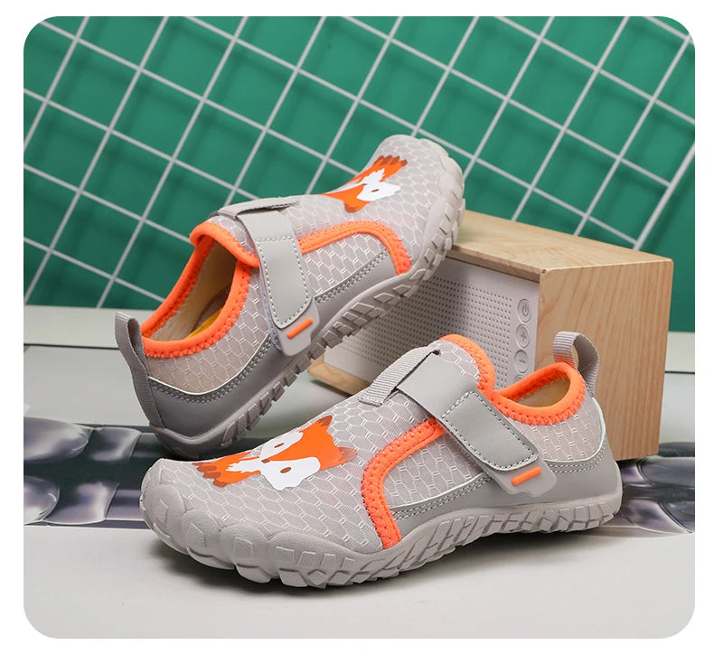 Kids Wide Toe Beach Shoes Lightweight Breathable Non Slip Rubber Sole with Durable Construction for Long Lasting Use