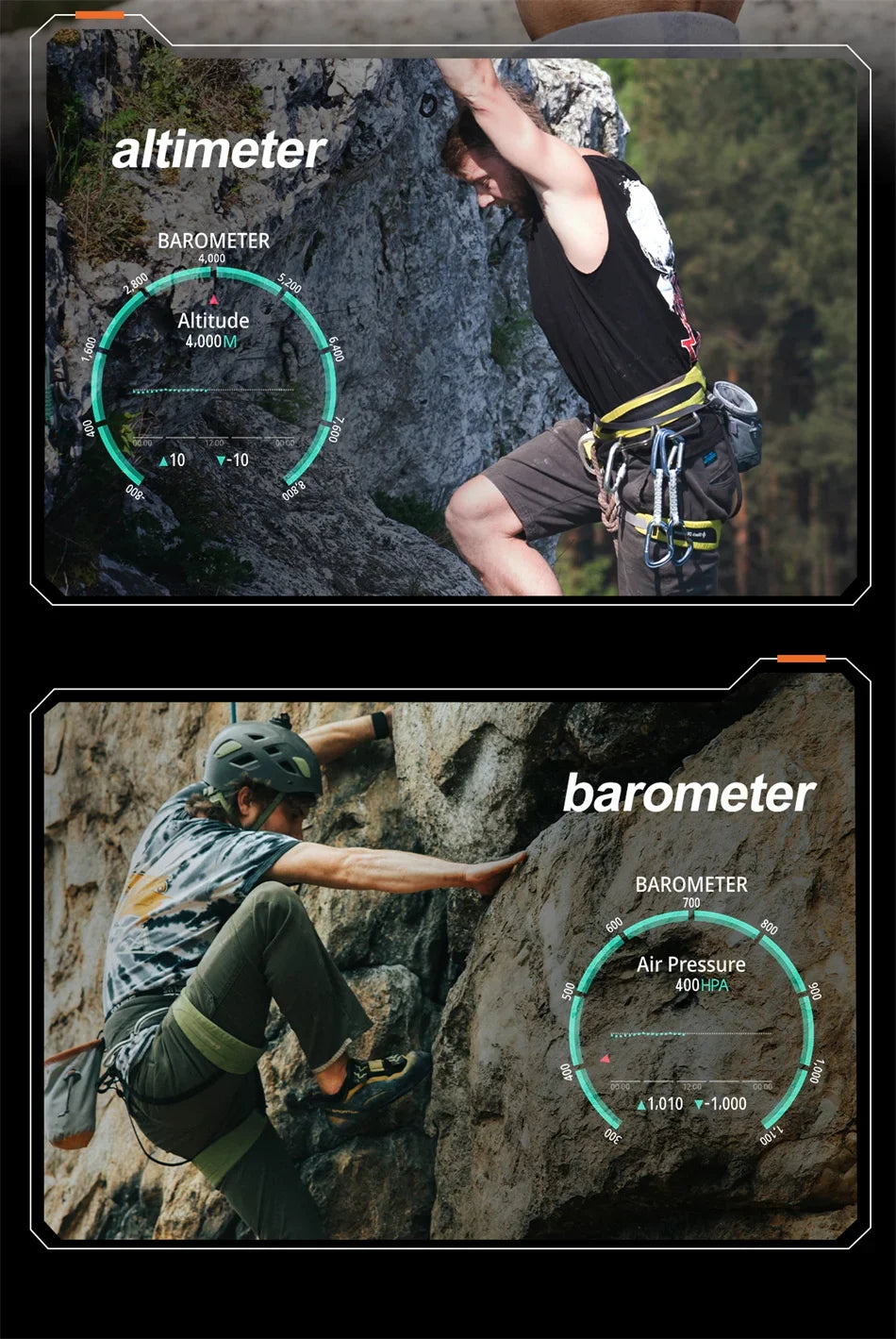 Outdoor Military Smart Watch Men Compass GPS Track Bluetooth Call IP68 Waterproof AMOLED Screen Smartwatch Compatible with Android IOS