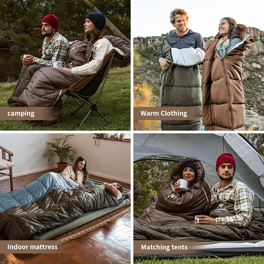 Sleeping Bag Ultralight Cotton Sleeping Bag Winter Sleeping Bag Lightweight Waterproof Outdoor Camping Sleeping Bag