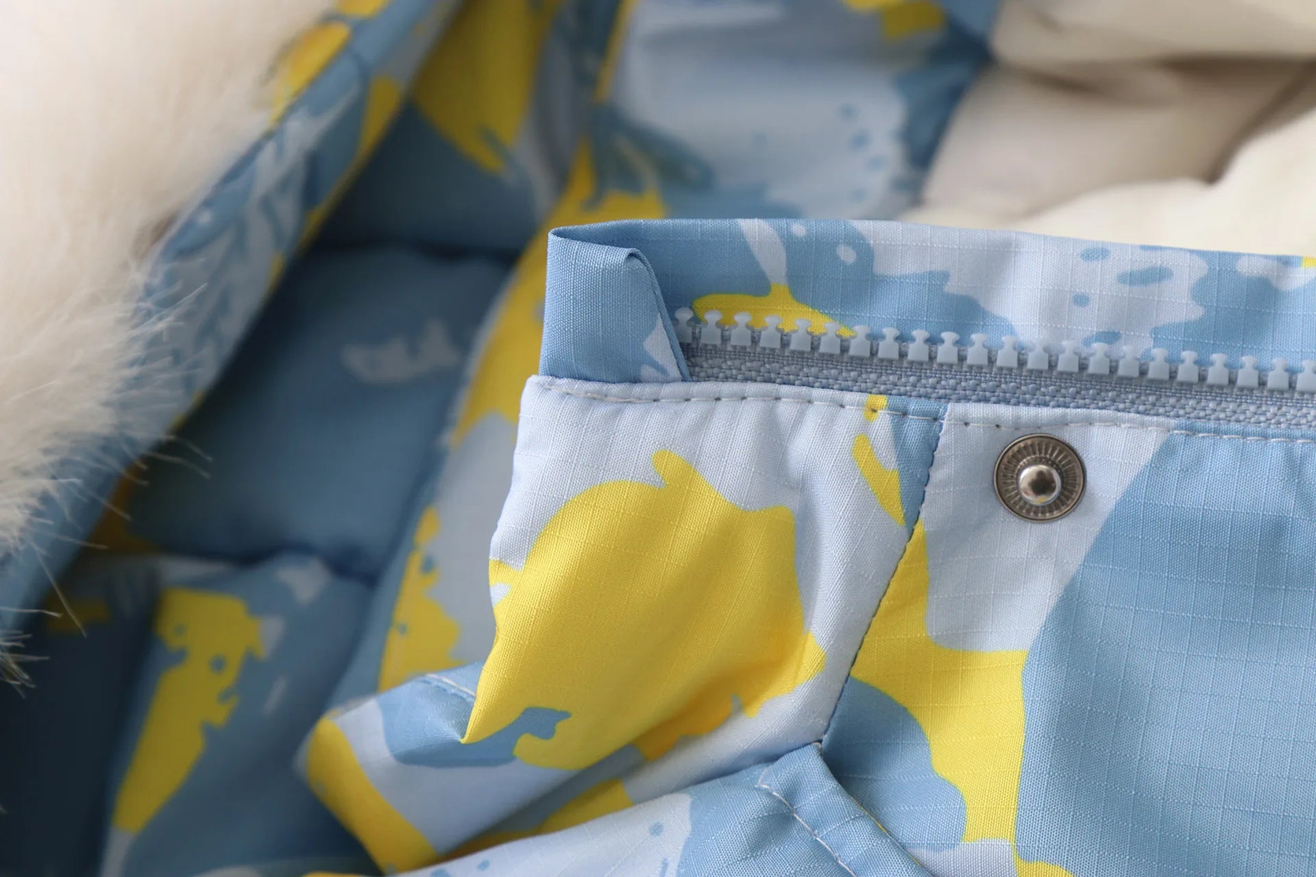 Kid's Snowboard Clothing 2024 Winter Children's Snow Suit Girls Floral Printed Ski Suit Boys Fur Lining Hooded Snowboard Coats 4-6Y Unisex